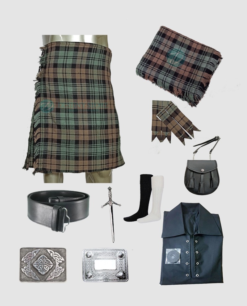 Easy Dress Baby Tartan Kilt Outfit – 4-teilig, Für Neugeborene Bis 4 Jahre