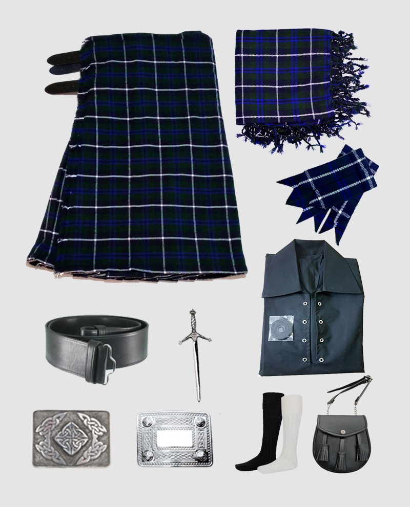 blue douglas tartan