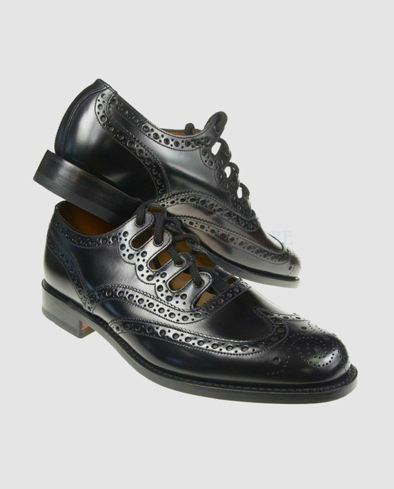 Genuine Leather Traditional Ghillie Brogues Shoes